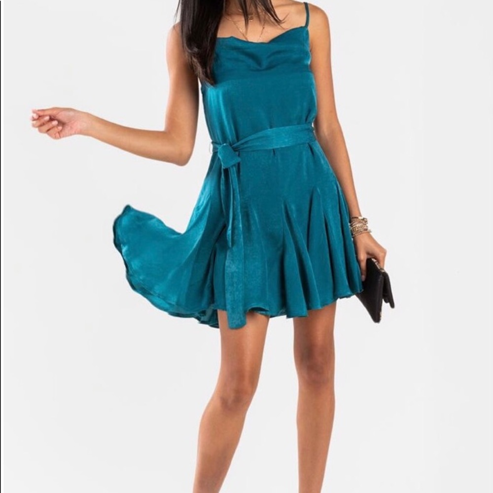 NEW Francesca satin mini dress